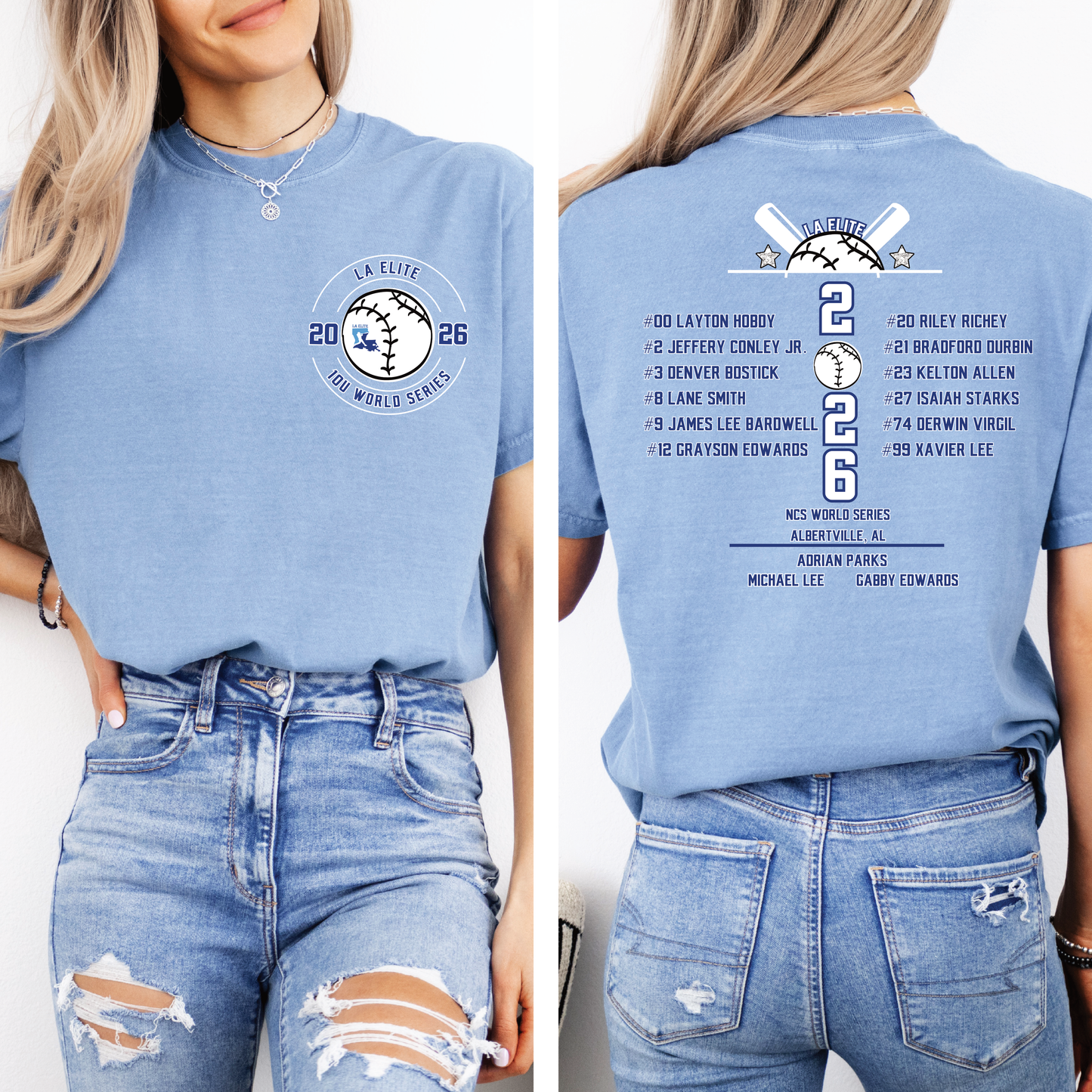 LA Elite 10U World Series Shirts