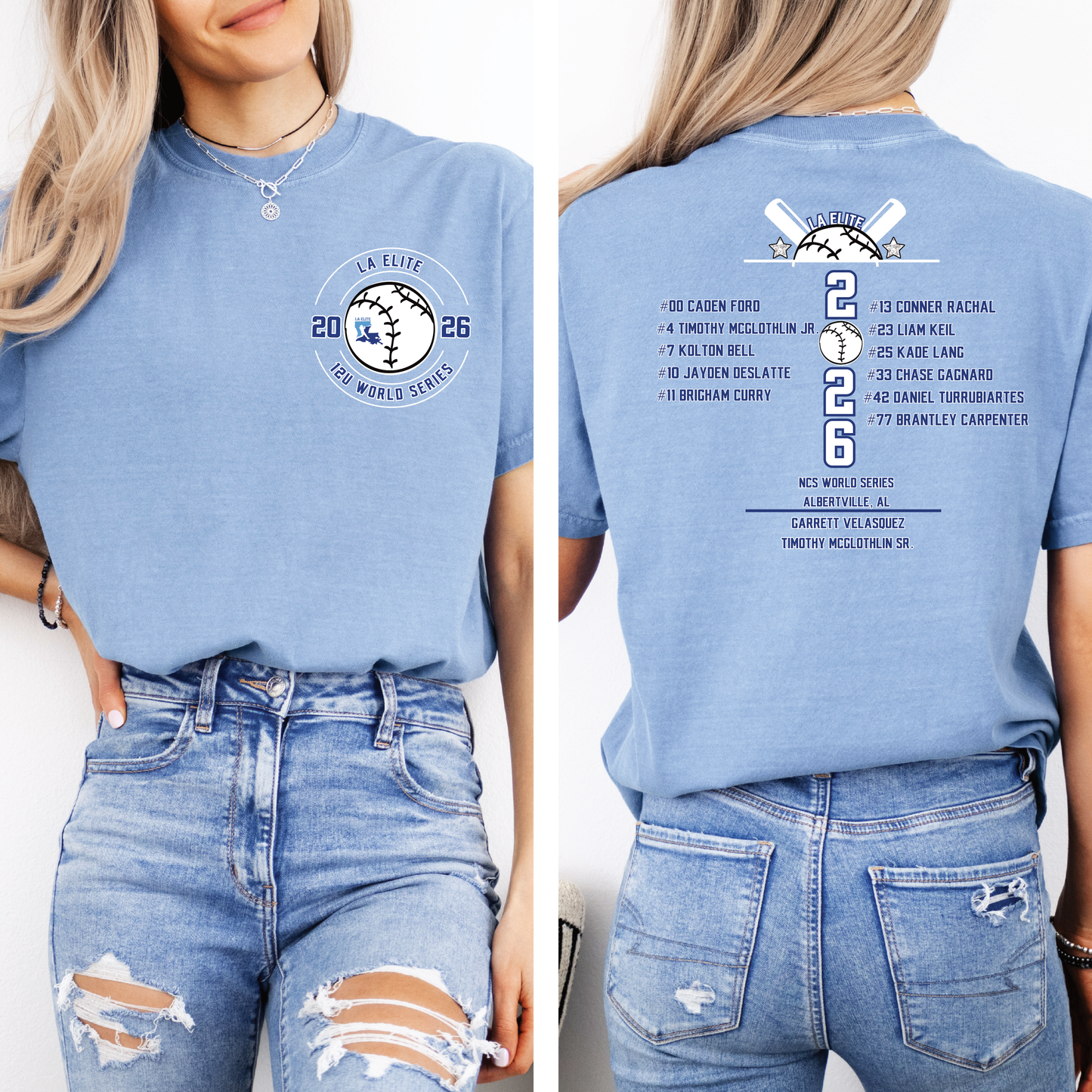LA Elite 12U World Series Shirts