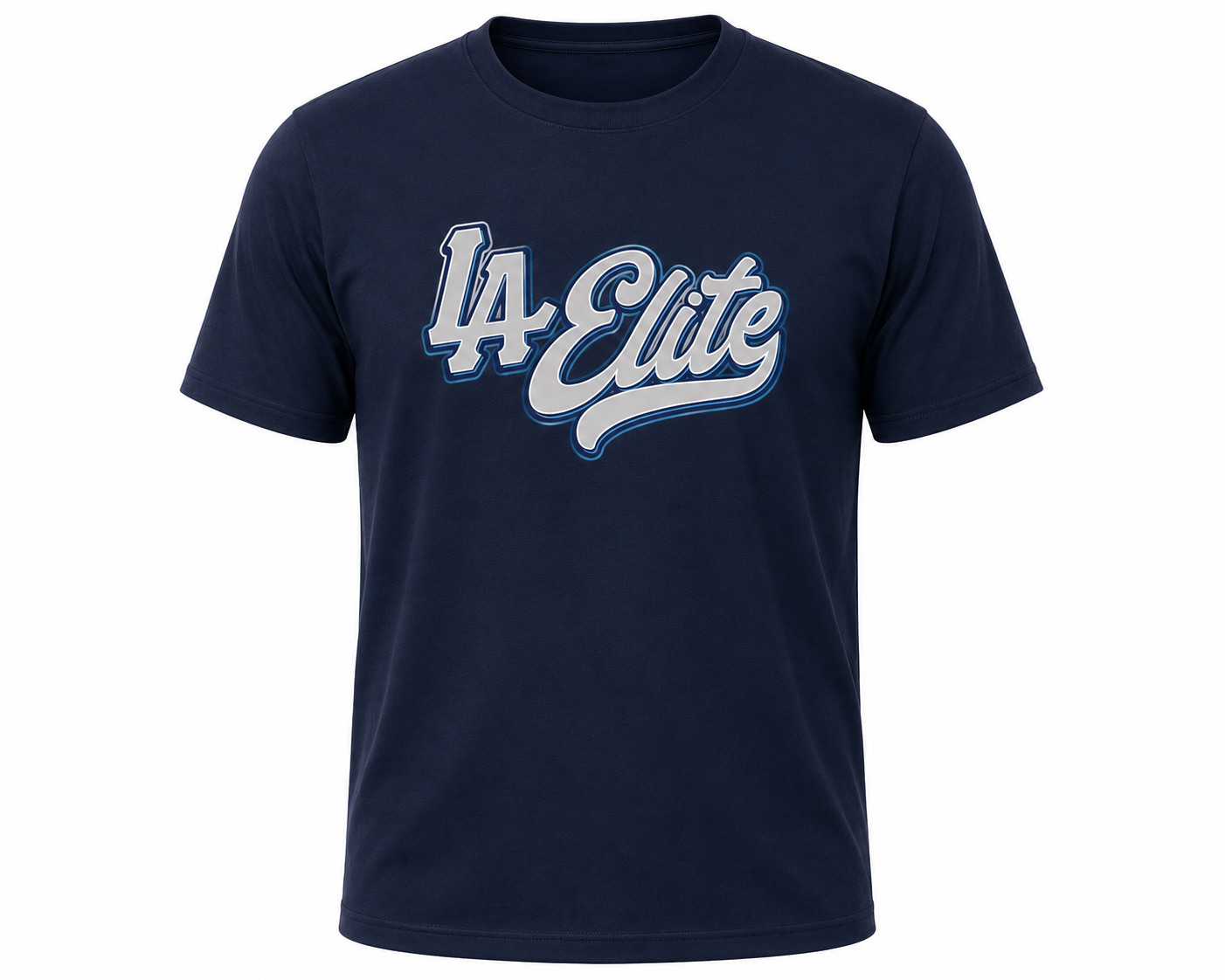 LA Elite Signature Script Tee - Navy