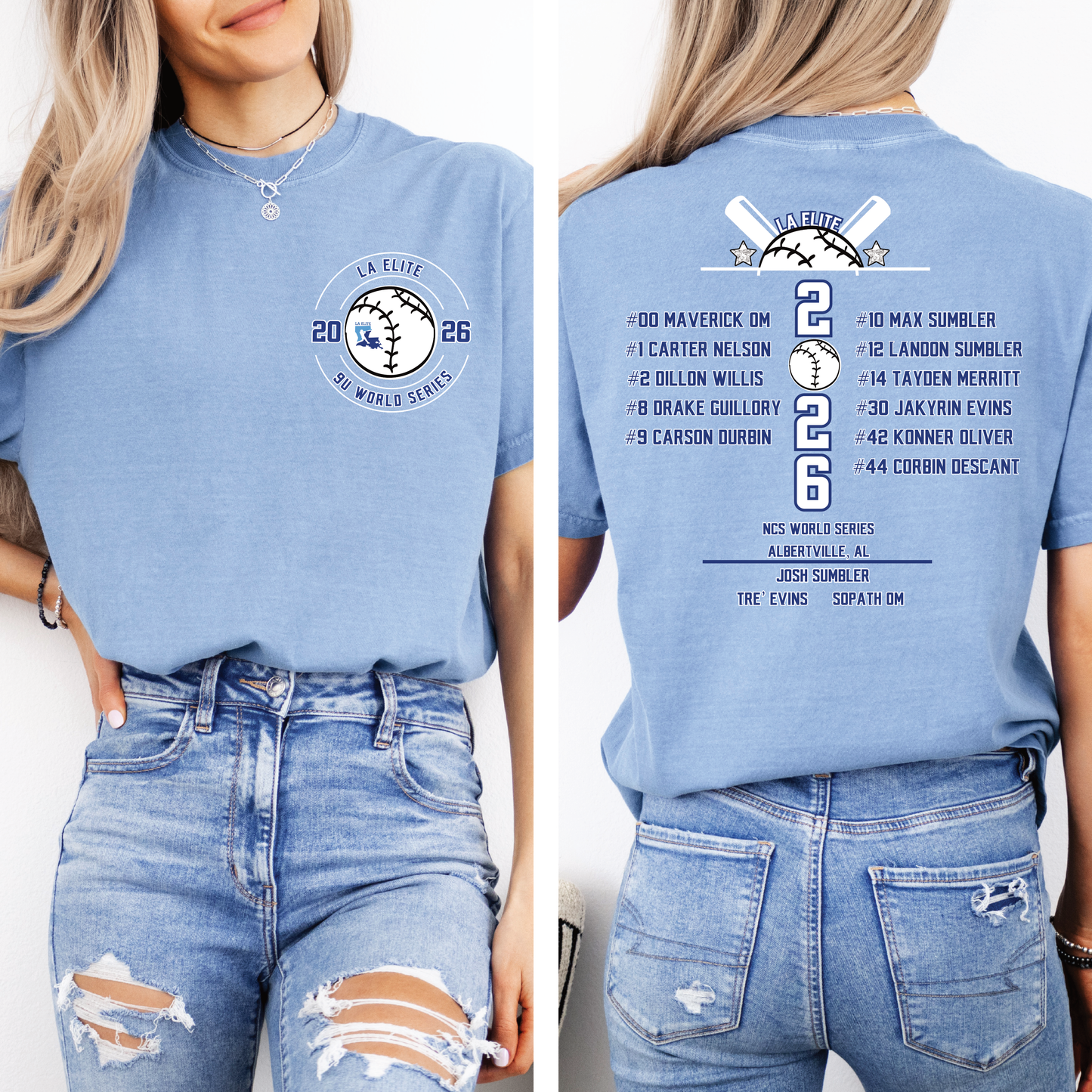 LA Elite 9U World Series Shirts
