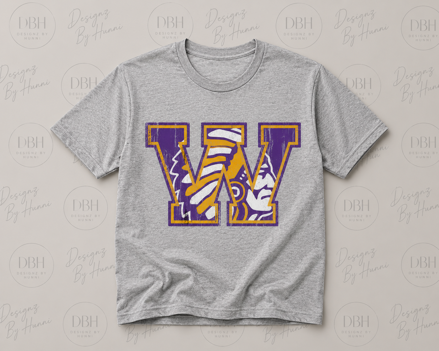 Distressed Warrior W T-Shirt