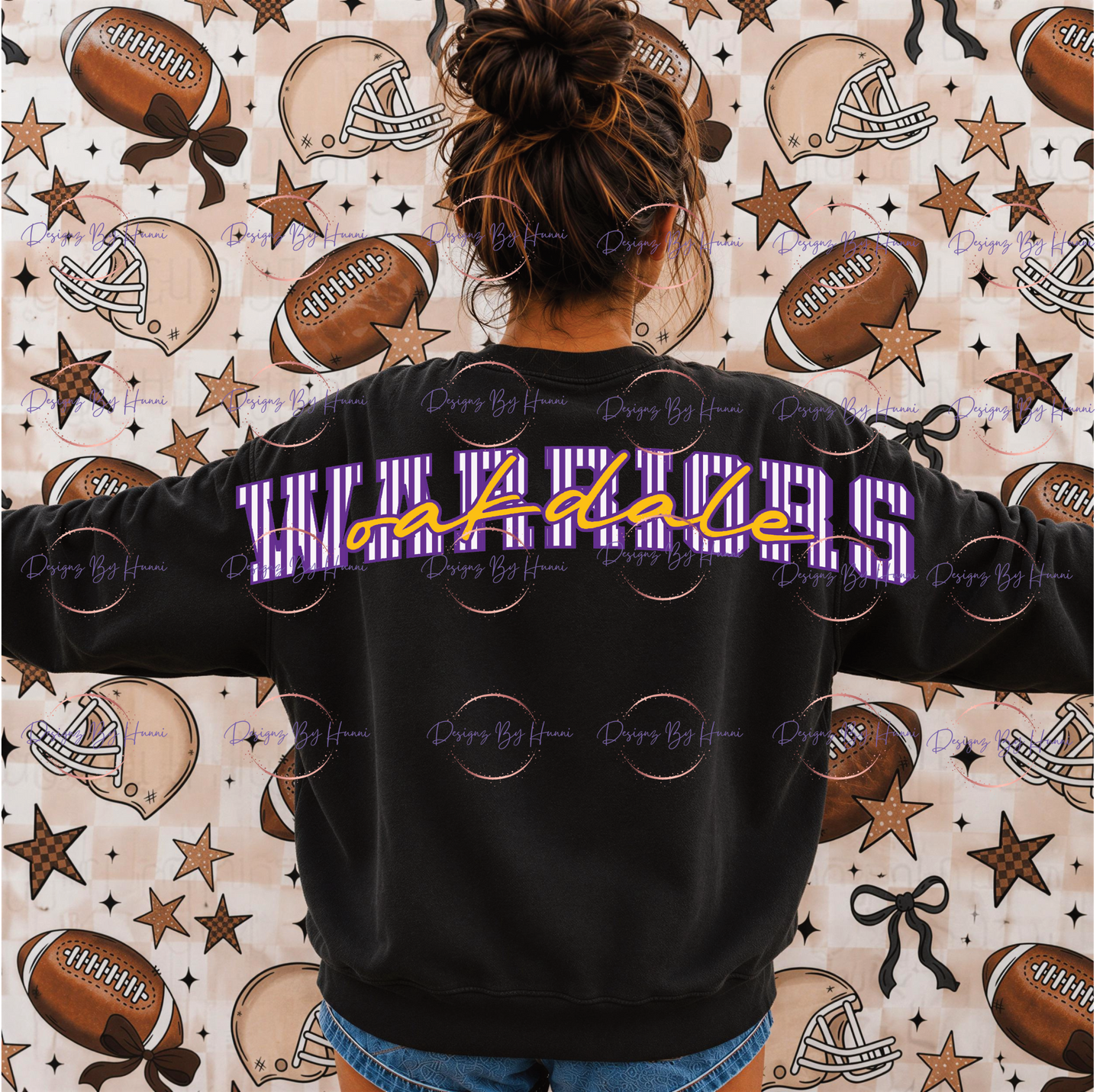 Oakdale Warriors Shoulder-to-Shoulder Spirit Crewneck