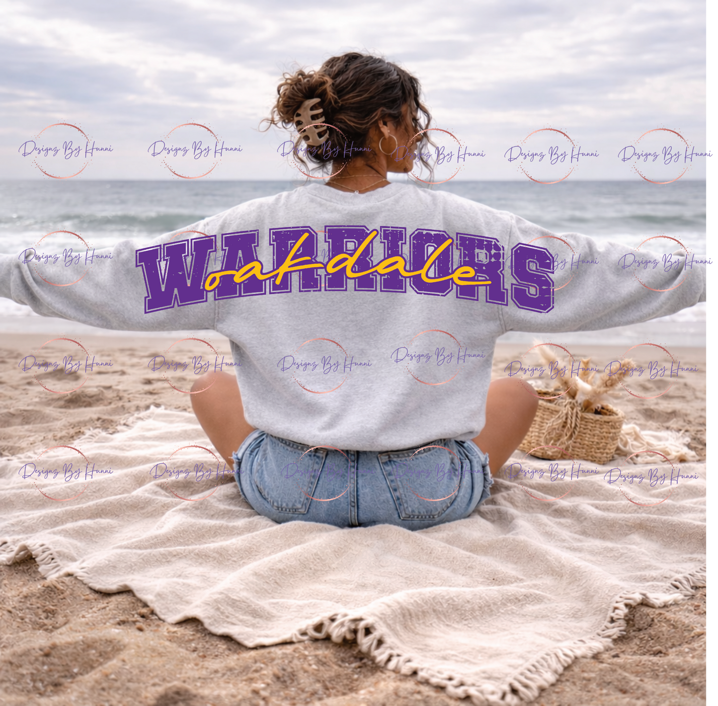 Oakdale Warriors Shoulder-to-Shoulder Spirit Crewneck