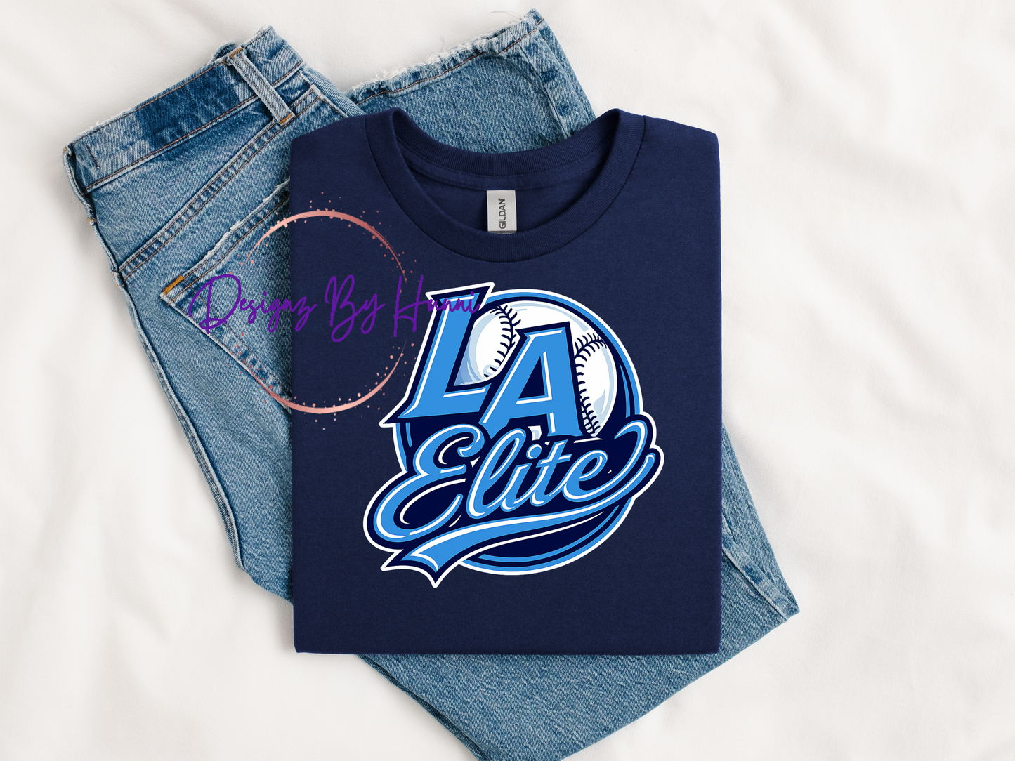 LA Elite Baseball Logo Tee